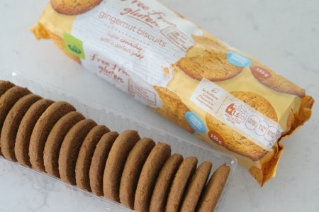 Gingernut biscuits for Gluten-free, No-bake Toblerone Cheesecake recipe
