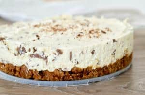 Gluten-Free, No Bake Toblerone Cheesecake