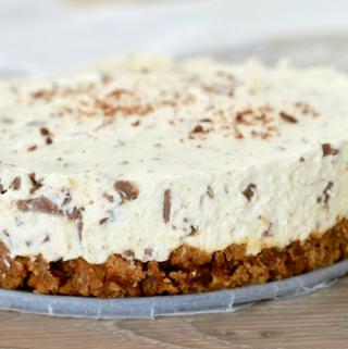Gluten-Free, No Bake Toblerone Cheesecake