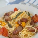 Sausage, Sage and Pumpkin Pasta recipe (gluten Free option too) - Sparkles In The Everyday!